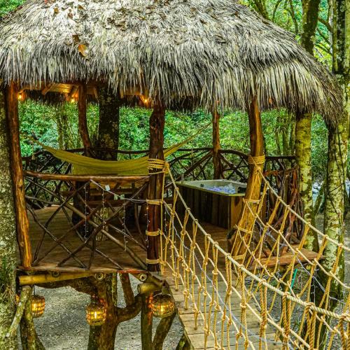 Zahrada ubytování Cabañas Ecológicas Rincon del Cielo