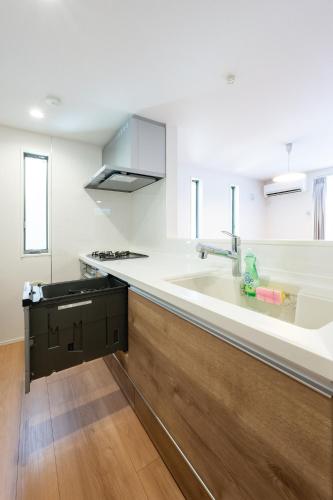 Dapur atau dapur kecil di Tokyo Hotel KAMEARI
