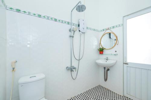 Koupelna v ubytování Tram An Homestay