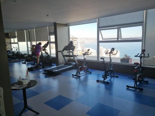 Fitness centrum a/nebo fitness zařízení v ubytování Delpinopropiedades 9 norte 450 entre 2 y 3 Poniente