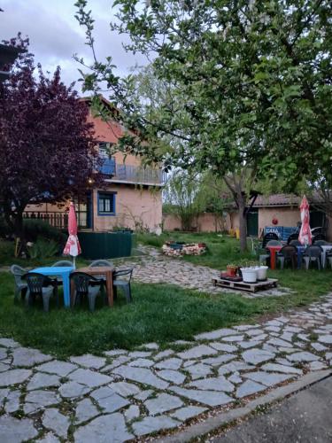 Zahrada ubytování ALBERGUE peregrinos CASAFLOR