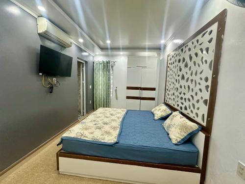 Ớt Hostel - 128 Cái Bèo, TT Cát Bàにあるベッド