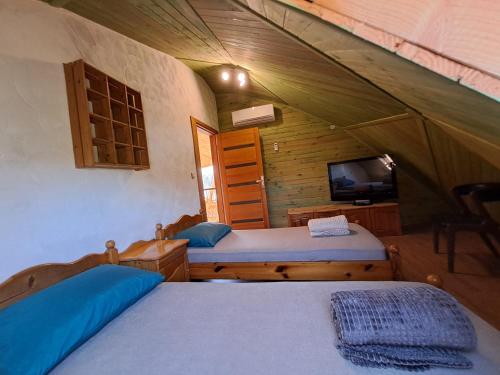 Letto o letti in una camera di HOLIDAY VILLA''Dome Retreat'', Burgas area