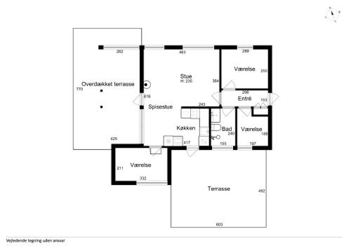 a floor plan of a house at The Wonderful Hornsherred And Isefjord in Skibby
