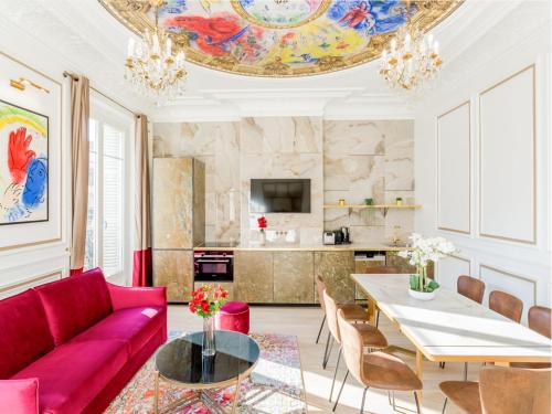 Posedenie v ubytovaní Merveil - Luxury Suite - Louvre - Opera II