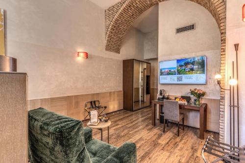 Χώρος καθιστικού στο Kolbe Hotel Rome