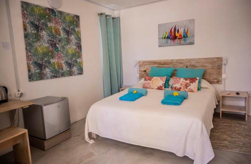 Postel nebo postele na pokoji v ubytování Auberge St Francois