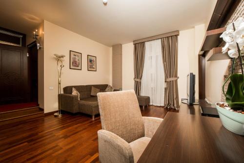Passage Luxury Rooms Hotelにあるシーティングエリア
