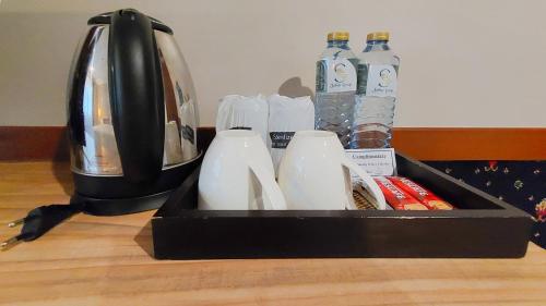 a black box with a coffee maker and a blender at Sabai Sabana in Pattaya Central