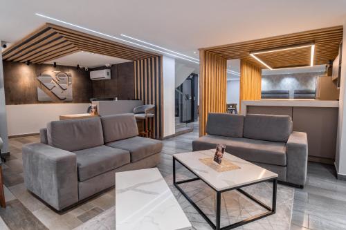 Posezení v ubytování Hotel Plaza Doce