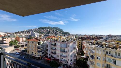 a view of a city from a balcony at Elite Luxury Suite - Elize 4 in Alanya