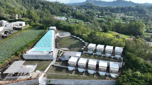 ホテルから撮影された、または一般的な山の景色