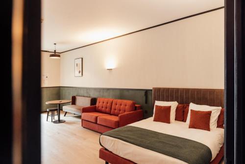 Posezení v ubytování Getaway Studios Liège