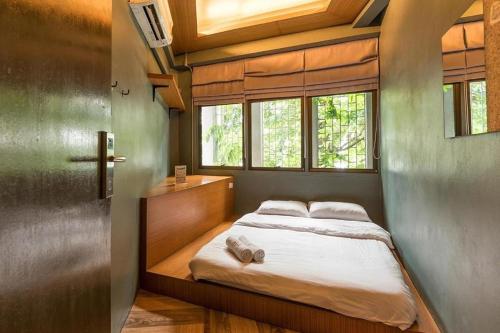 Postel nebo postele na pokoji v ubytování Loftel 22 Hostel