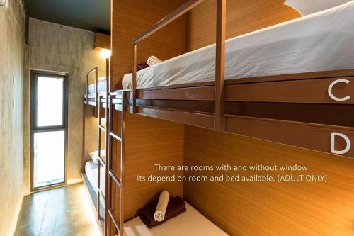 Postel nebo postele na pokoji v ubytování Loftel 22 Hostel