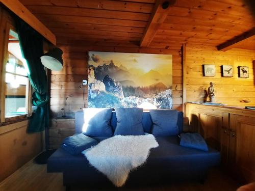 Χώρος καθιστικού στο Gemütliche Berghütte in Sonniger und Super Lage!