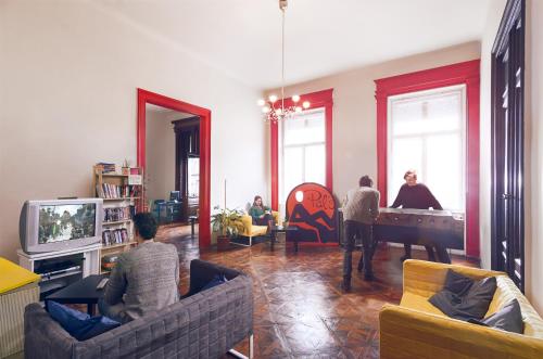 Гостиная зона в Pal's Hostel and Apartments