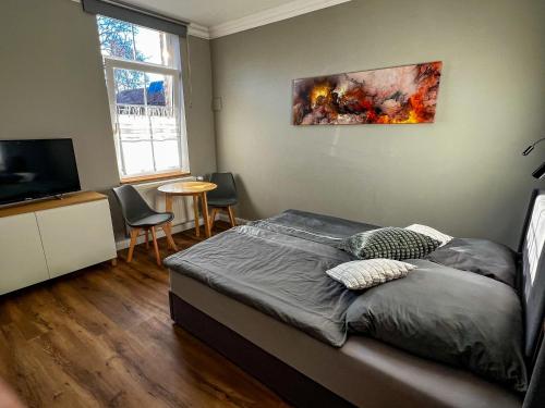 TV a/nebo společenská místnost v ubytování B&B in schönem altem Bauernhaus