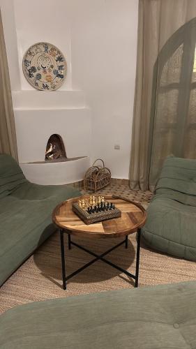 Posezení v ubytování Maison chaliya bohochic guesthouse