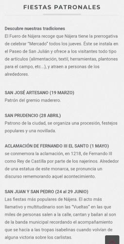 a screenshot of a page of a document at Apartamento ROMA in Nájera