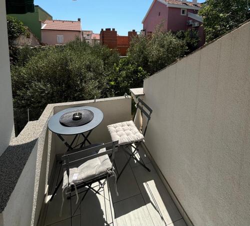 Balkón nebo terasa v ubytování N E G R O Apartments