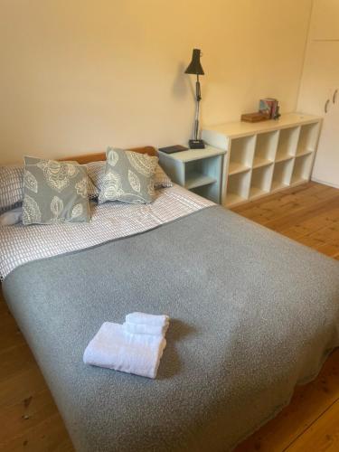 Katil atau katil-katil dalam bilik di Gorgeous Devon Farmhouse, nature on your doorstep