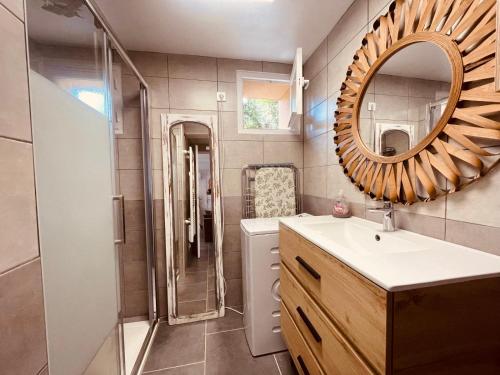 Ένα μπάνιο στο Le Petit Breuil