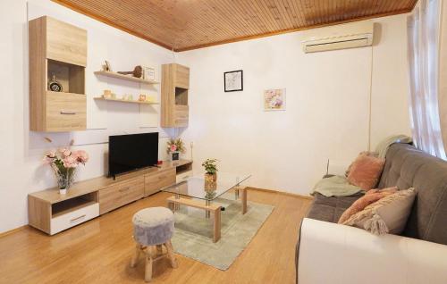 TV a/nebo společenská místnost v ubytování Nice Apartment In Lovran With Wifi
