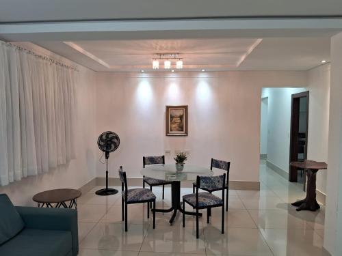 Et opholdsområde på Apartamento Mobiliado Completo