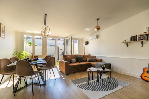 Le Patio - Spacieux T3 avec climatisation et jardin privatif