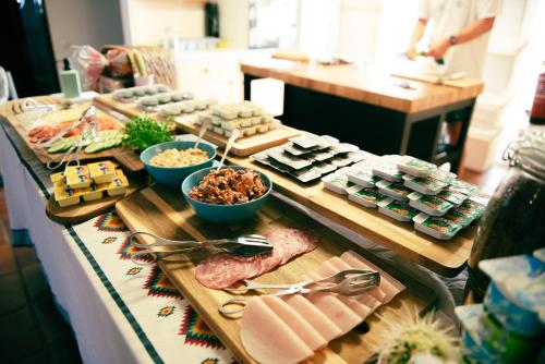 Mad på bed and breakfast-stedet eller i nærheden