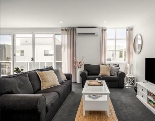 Χώρος καθιστικού στο The Loft