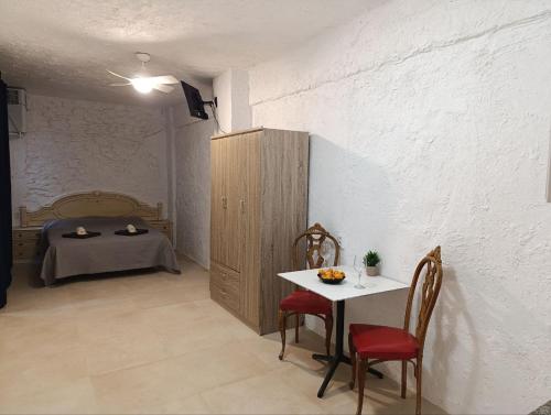 Χώρος καθιστικού στο La Cueva Encantada