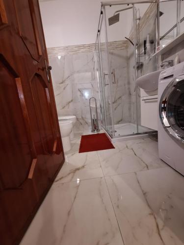 A bathroom at S & G Home