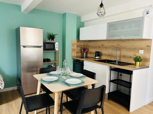 Köök või kööginurk majutusasutuses Chez Floreen