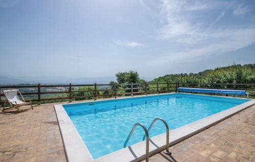 a swimming pool with a view of the water at Casa Rosmarino, Ac, Wifi, Narni in Narni