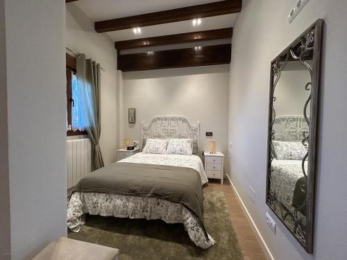 Ένα ή περισσότερα κρεβάτια σε δωμάτιο στο Villalindo