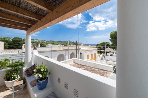 a view from the balcony of a house at Casa Fiammetta in Leuca