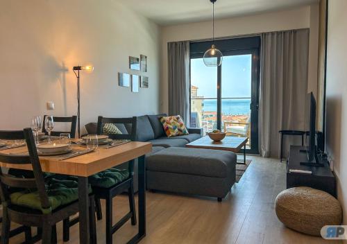 Posezení v ubytování 007 Apartamento con vistas al mar