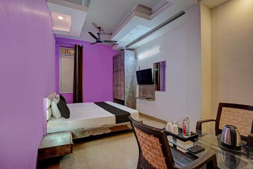 Μια τηλεόραση ή/και κέντρο ψυχαγωγίας στο Hotel O Krishna Galaxy