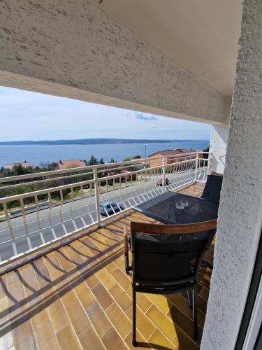 Balkón nebo terasa v ubytování Apartmani Kristijan