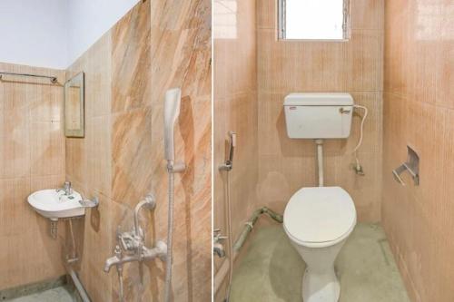 Ένα μπάνιο στο Sudarshan Villa Guest House - Near Ruby General hospital