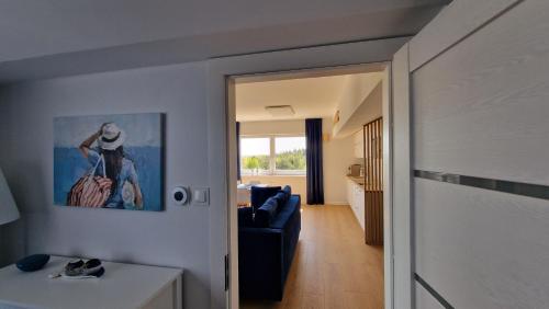 Χώρος καθιστικού στο Apartamenty Róża Wiatrów 45B z dużym tarasem