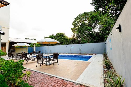 Bazén v ubytování Moradas Imbassai nebo v jeho okolí