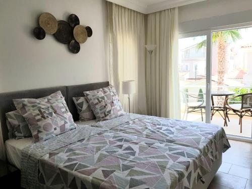 Postel nebo postele na pokoji v ubytování VillaBelek