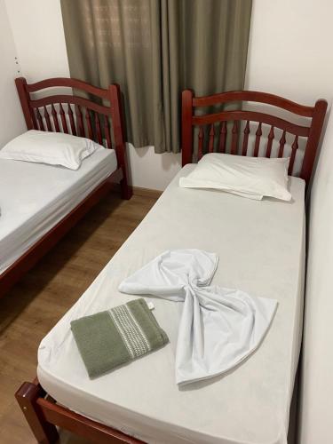 Ένα ή περισσότερα κρεβάτια σε δωμάτιο στο Apartamento do Renan
