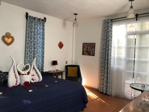 Ένα ή περισσότερα κρεβάτια σε δωμάτιο στο Villa Las Campanas