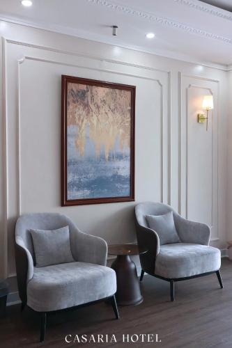 Χώρος καθιστικού στο Casaria Hotel
