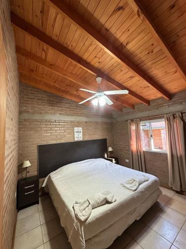 Postel nebo postele na pokoji v ubytování Cabañas Torres