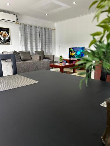 a living room with a couch and a table at Easy Apartment- 36 Varani street flat2&flat5 in Suva